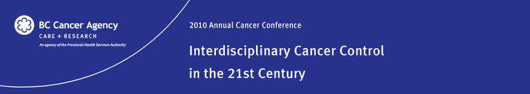 BCCA Cancer Conference Banner 2010