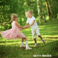 Children having fun in park from Getty Images.  Photographer: Vyacheslav Osokin. Copyright.