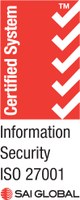 Link to ISO/IEC 27001 certificate from SAI Global.